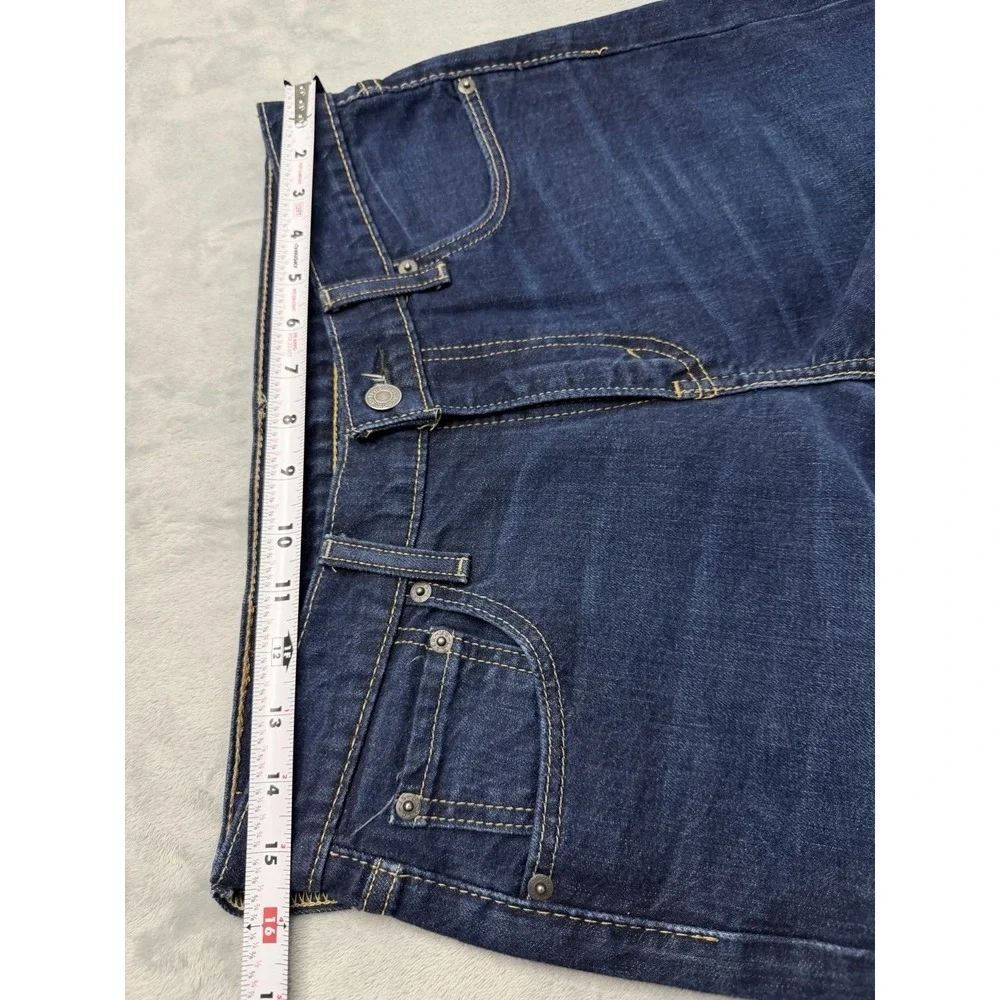 Levi's 527 Jeans Mens 30x30 Blue Denim Low Rise Bootcut Western Cowboy Workwear